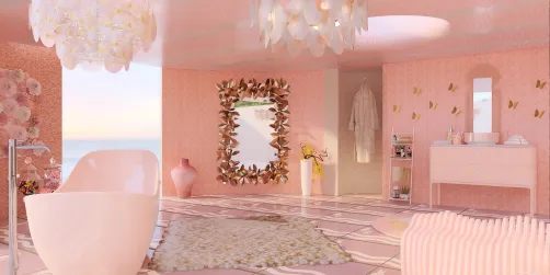Pink Bathroom suited for a Barbie 