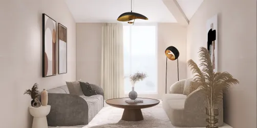 Chic bohemian living room