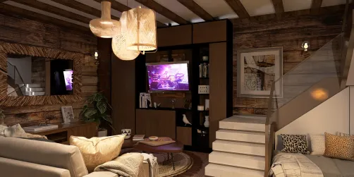 uma cabana super aconchegante ❤️❤️