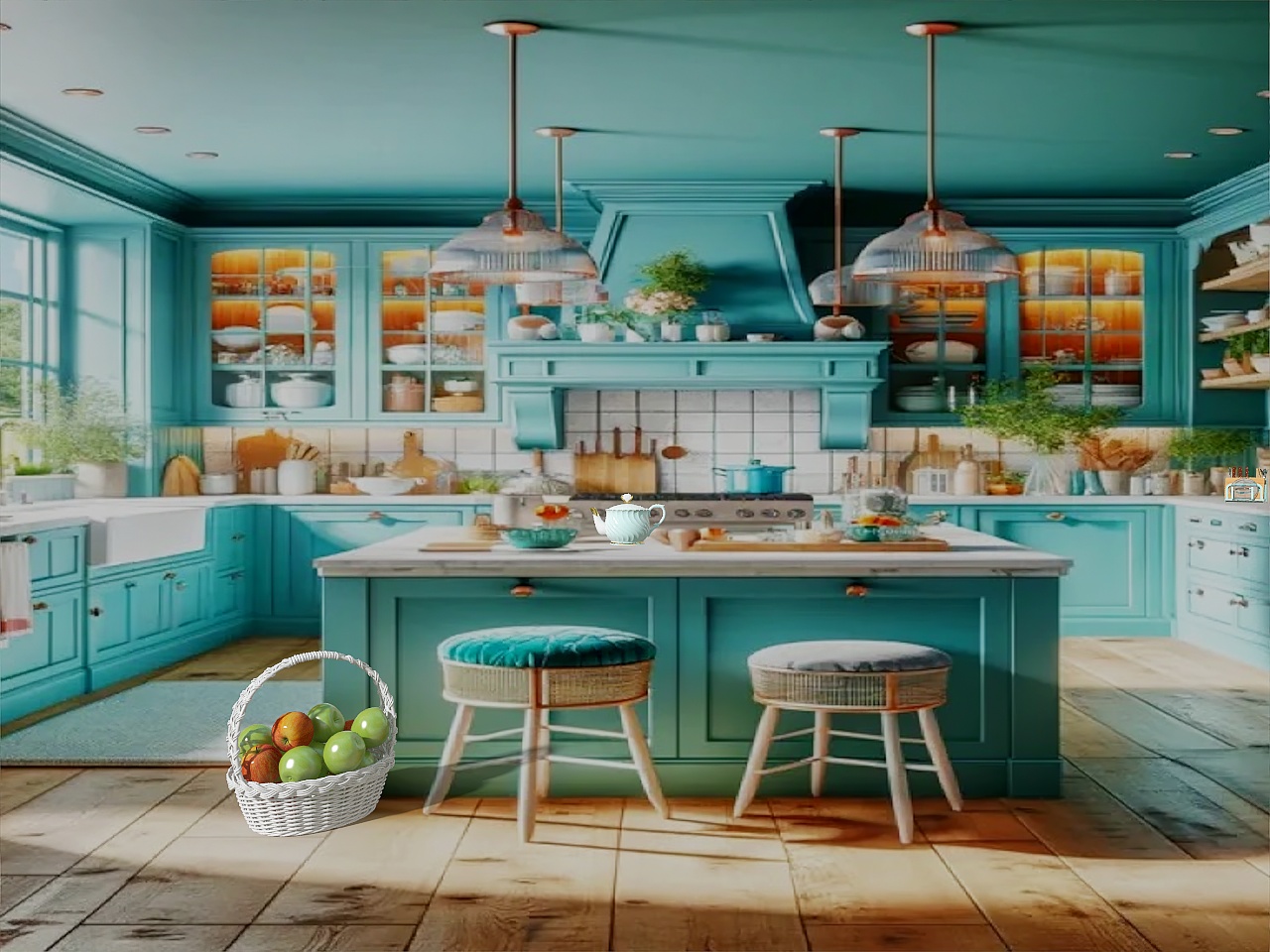 Whimsical Kitchen Retreat