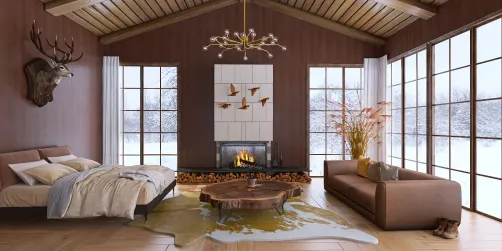 Cozy family ski house