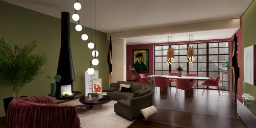 Living and dining room 🎭
