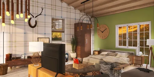 Easy, Simple cottage living bedroom 
