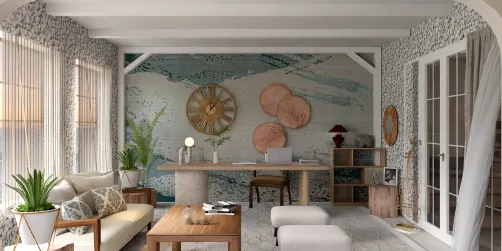 Coastal home office 