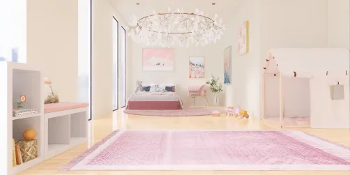 luxury little girls room