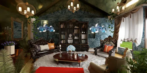 Combination Moroccan, European decor
