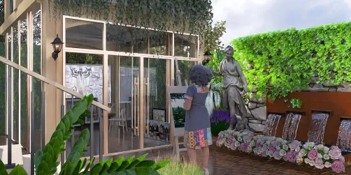 A painter garden studio