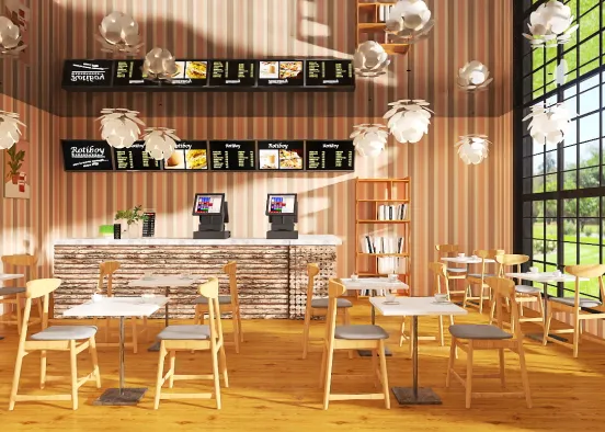 Coffee shop ☕ Design Rendering
