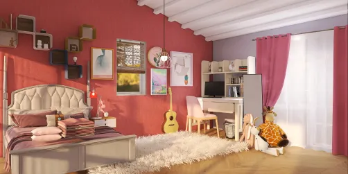 Stunning empty bedroom 