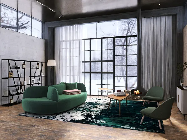 Professional interior design created with Homestyler 3D design software