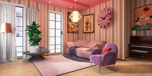pink house
