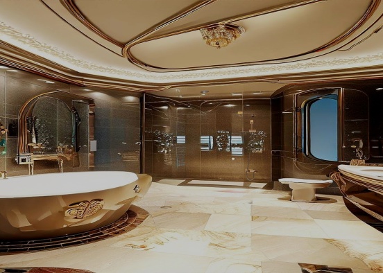 luxury bathroom 😍❤️ Design Rendering