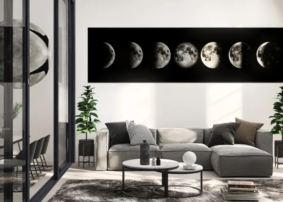 Phases of the moon Design Rendering