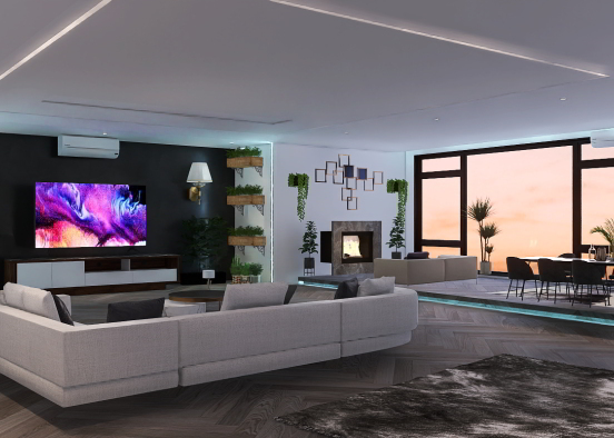 ~living room interior~ Design Rendering