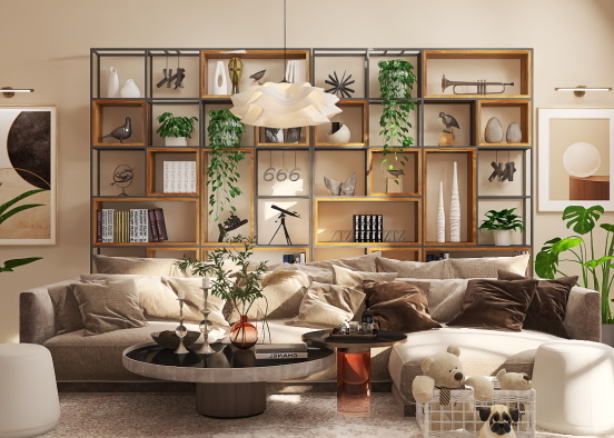 Welcome to my living room Design Rendering