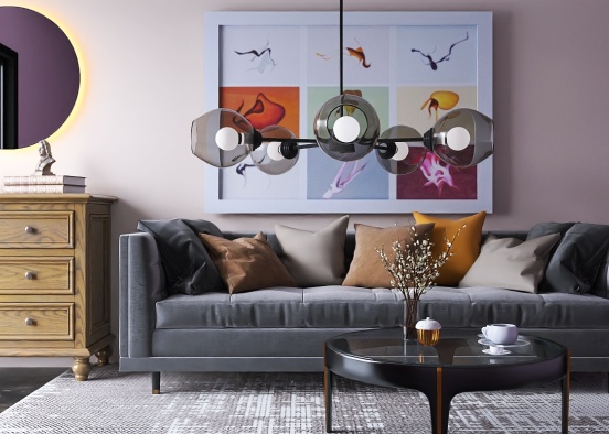 Chic Living room idea 💡 Design Rendering