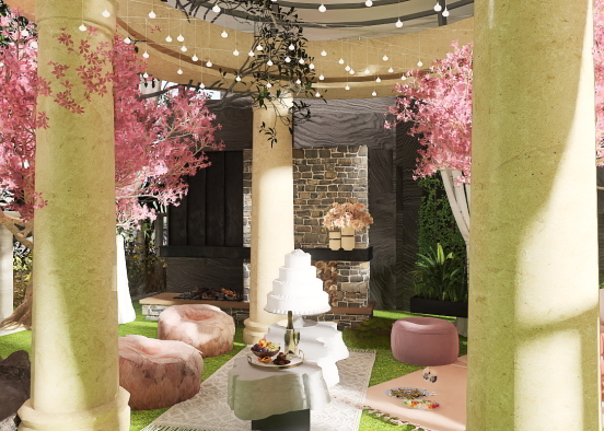 Cherry Blossom Picnic 🌸  Design Rendering