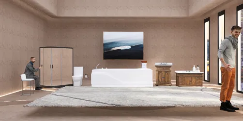 Spacious Bathroom 