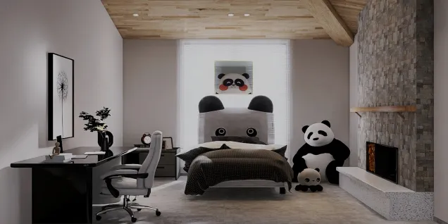 Cute Panda Bedroom!