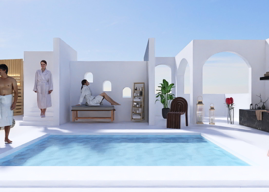 Open Spa place Design Rendering