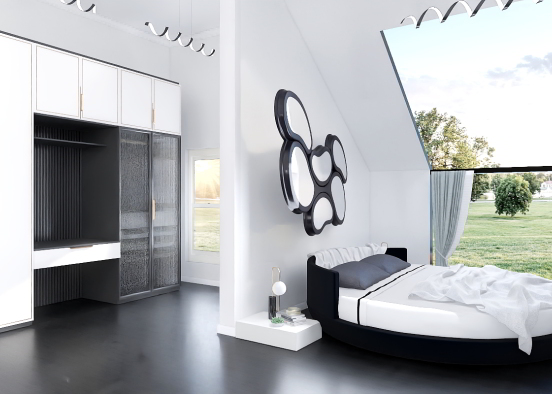 Black, White, and Grey Design Rendering