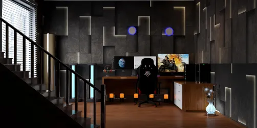 #gaming room for chilling
