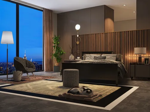 Night bedroom design 