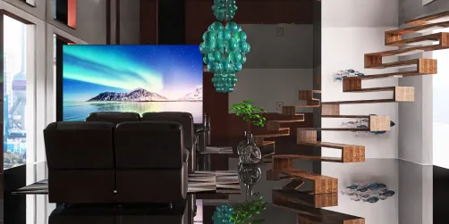 Futuristic Living Room