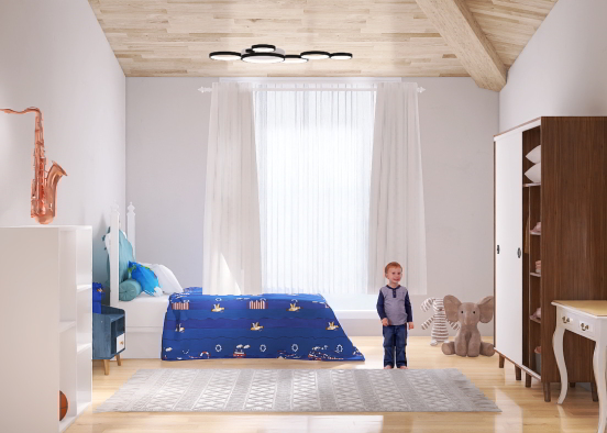 Little boy room Design Rendering