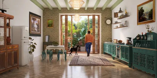 Shabby chic kitchen 