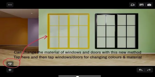 New Method to change the material for windows/door