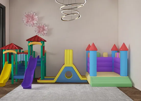 playroom for kids  Design Rendering