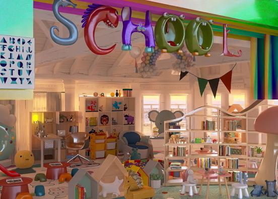 Scuola dell infanzia 🤡🤹‍♀️👼 Design Rendering