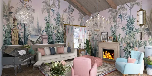 warm country living space
