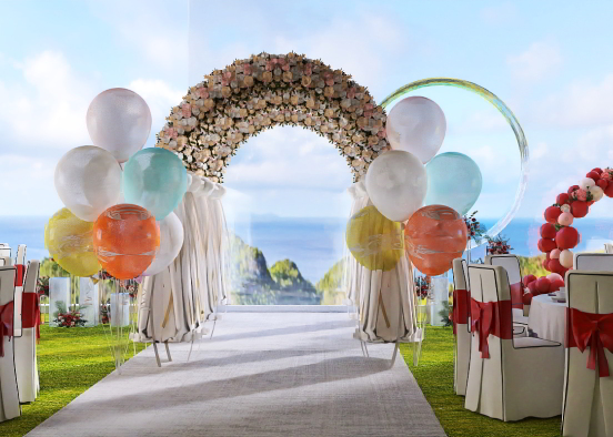 the wedding will never end! Design Rendering