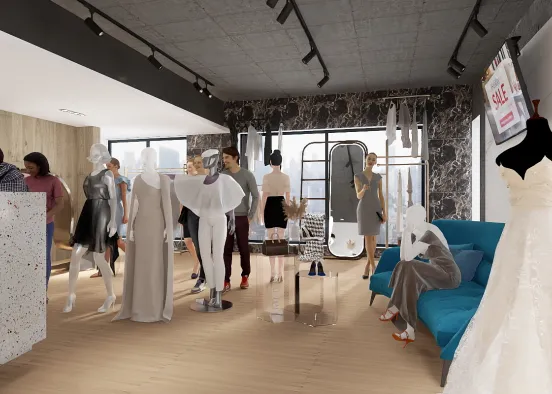 fashion shop ✨♥ Design Rendering