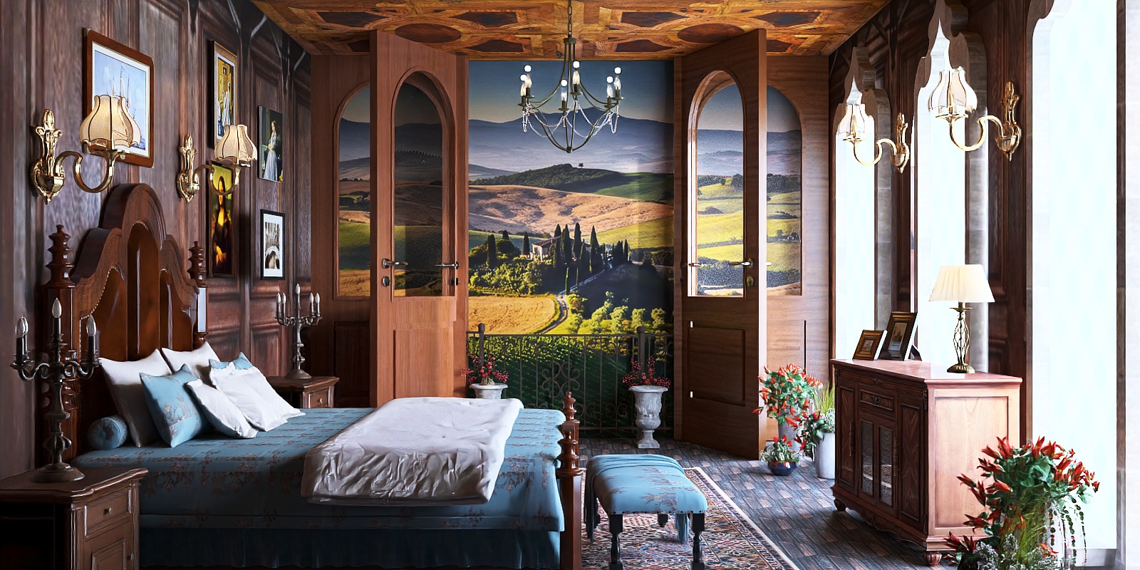 Tuscan Bedroom