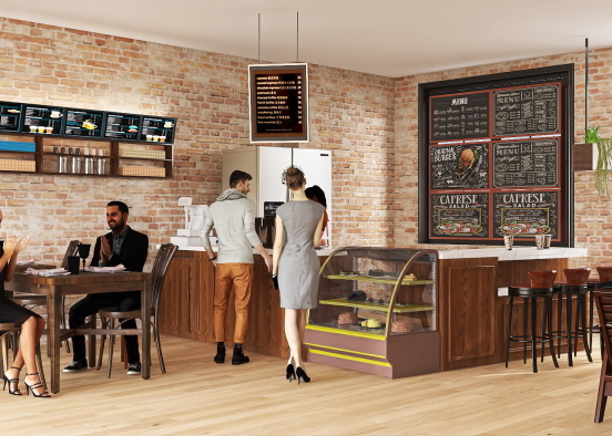 The Coffee Shop Design Rendering