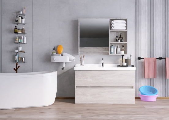 Cool bathroom 👌🏻 Design Rendering