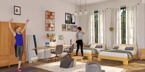school dorm(kinda love it there)