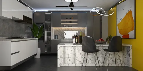 cozy kitchen 