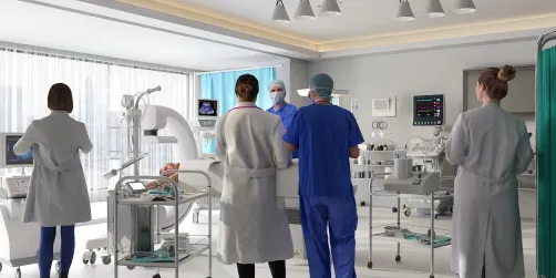 Some heroes wear scrubs! 