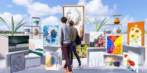 Sidewalk Art Show