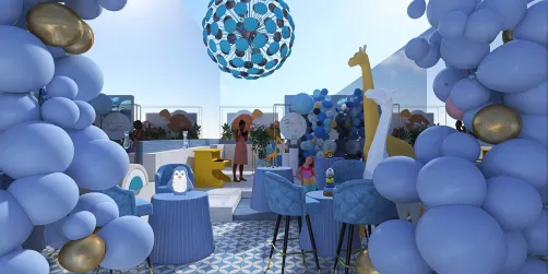 Baby shower for a boy
