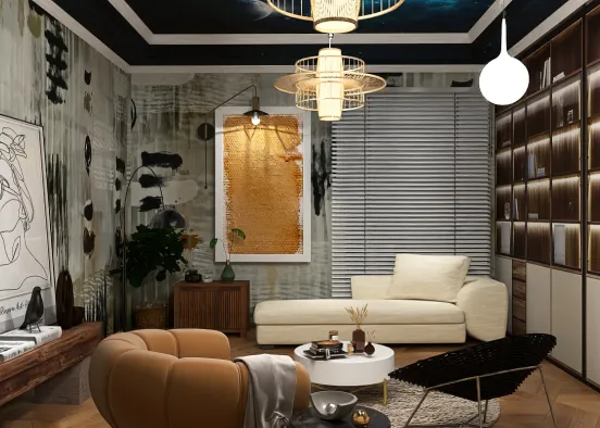 # Rest room office room  Renderização de Design