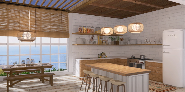Beach house kitchen ￼