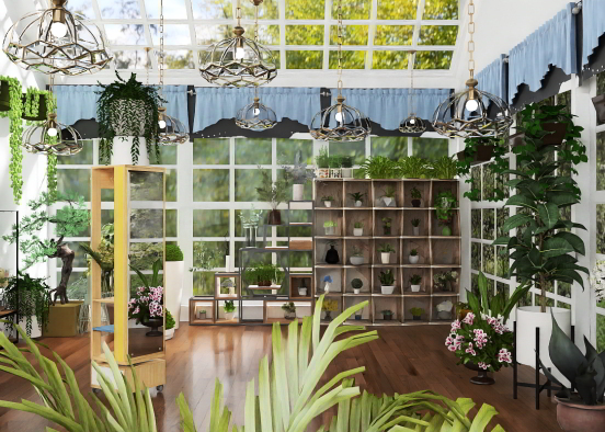 Indoor garden Design Rendering