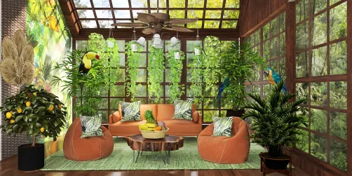 Tropical Sun Room😎
