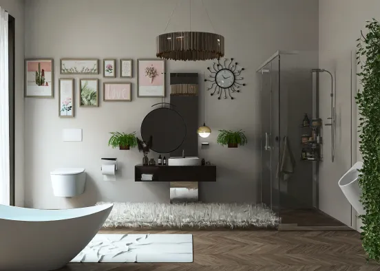 Guest Bathroom 😁 Design Rendering