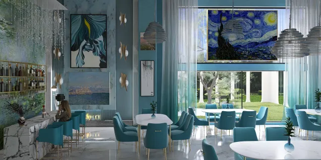 The Impressionism Dining Room.     